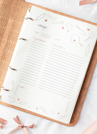 Wooden Recipe Book – Peppers Theme
