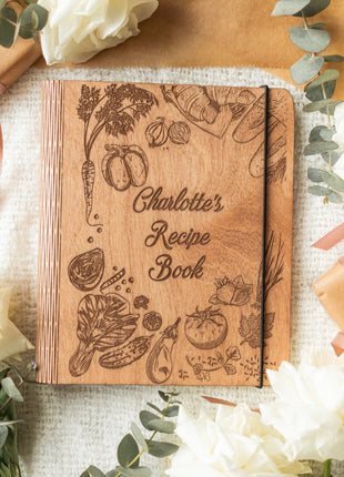 Wooden Recipe Book – Peppers Theme