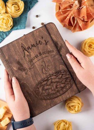Wooden Recipe Book – Pies & Tarts