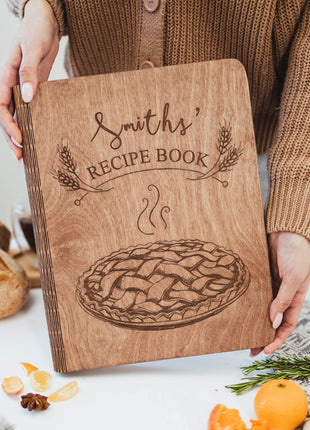 Wooden Recipe Book – Pies & Tarts