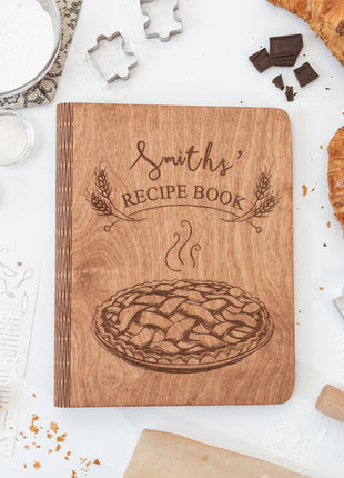 Wooden Recipe Book – Pies & Tarts