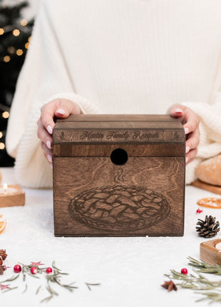 Wooden Recipe Box – Pies & Desserts