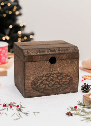 Wooden Recipe Box – Pies & Desserts