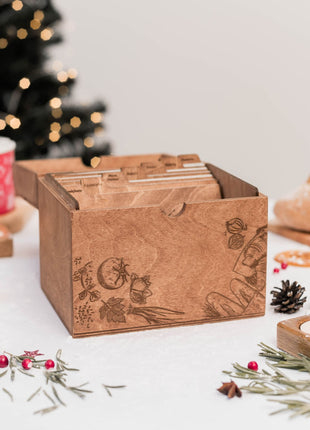 Wooden Recipe Box – Peppers Theme