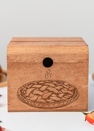 Wooden Recipe Box – Pies & Desserts