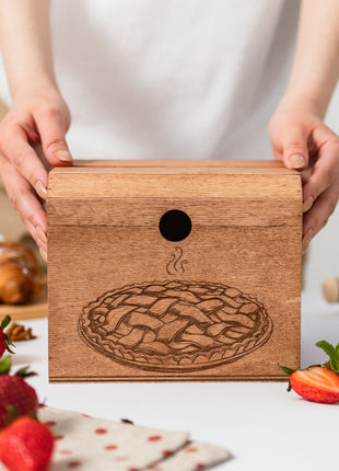 Wooden Recipe Box – Pies & Desserts