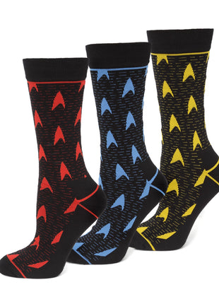 Star Trek 3 Pair Sock Gift Set