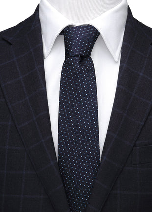 Star Trek Enterprise Dot Blue Men's Tie