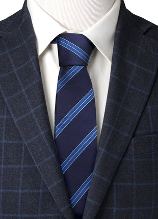 Star Trek Enterprise Flight Blue Stripe Men's Tie