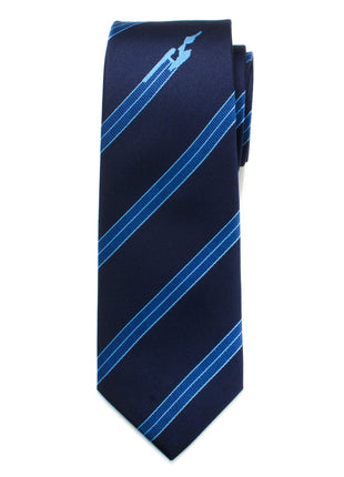 Star Trek Enterprise Flight Blue Stripe Men's Tie