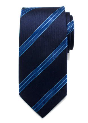 Star Trek Enterprise Flight Blue Stripe Men's Tie