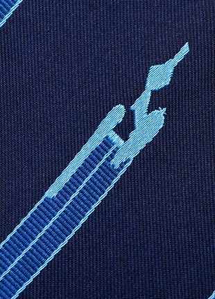 Star Trek Enterprise Flight Blue Stripe Men's Tie