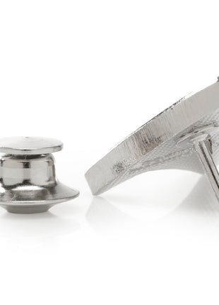 Star Trek Silver Delta Shield Lapel Pin