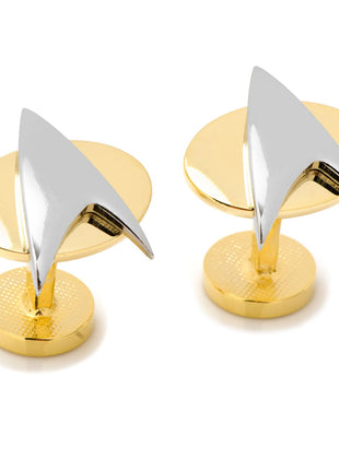 Star Trek Two Tone Delta Shield Cufflinks