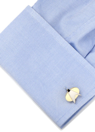 Star Trek Two Tone Delta Shield Cufflinks
