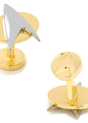 Star Trek Two Tone Delta Shield Cufflinks