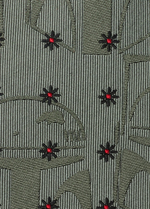 Star Wars Boba Fett Green Floral Motif Tie