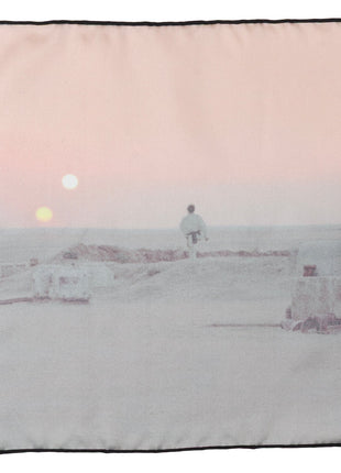 Star Wars Tatooine Binary Sunset Pocket Square