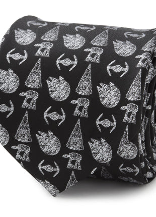 Star Wars Ships Black Tie