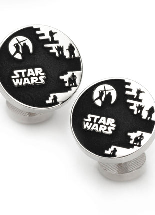 Star Wars Death Star Graphic Cufflinks