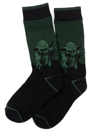 Star Wars Yoda, R2-D2, and C-3PO Dress Socks 3-Pack with Rebel Crest Lapel Pin Gift Set