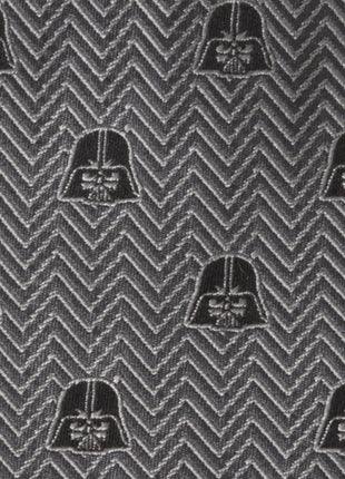 Star Wars Darth Vader Black and Gray Herringbone Tie