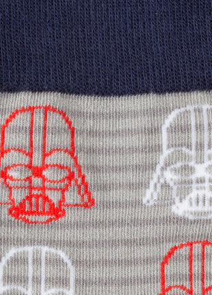Star Wars Darth Vader Gray and Red Dress Socks and Lapel Pin Gift Set