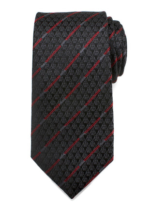 Star Wars Darth Vader LIGHTSABER Black and Red Striped Tie