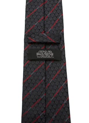 Star Wars Darth Vader LIGHTSABER Black and Red Striped Tie