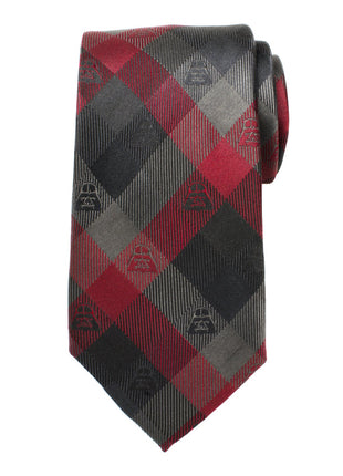 Star Wars Darth Vader Black and Red Plaid Tie