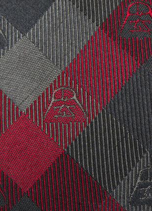 Star Wars Darth Vader Black and Red Plaid Tie