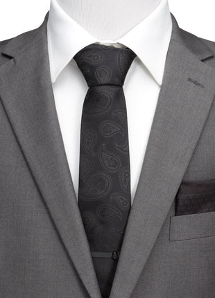 Star Wars Darth Vader Black Paisley Silk Tie