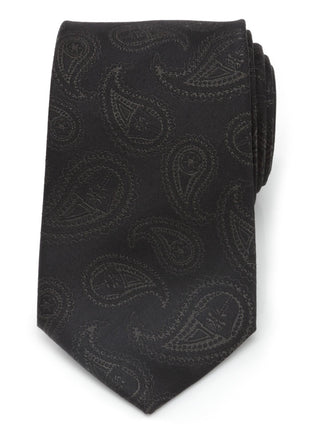 Star Wars Darth Vader Black Paisley Silk Tie