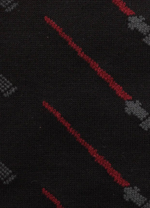 Star Wars Darth Vader LIGHTSABER Black Socks and Lapel Pin Gift Set