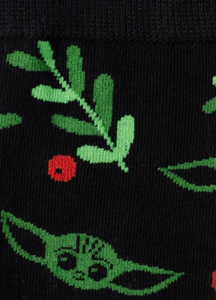 Star Wars Mandalorian Grogu Holiday Dress Socks and Lapel Pin Gift Set