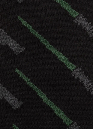 Star Wars Green LIGHTSABER Dress Socks with Jedi Crest Lapel Pin Gift Set