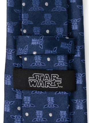 Star Wars Grogu Navy Blue Tie