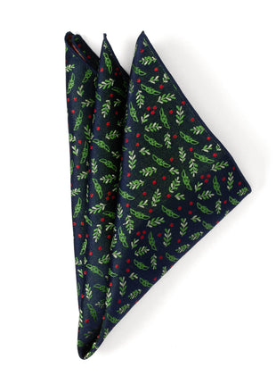 Grogu Holiday Navy Pocket Square