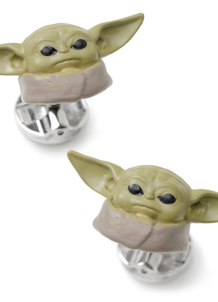 Star Wars Grogu 3D Cufflinks and 5-Stud Set