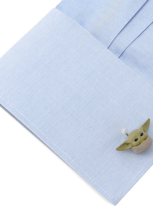 Star Wars Grogu 3D Cufflinks and 5-Stud Set