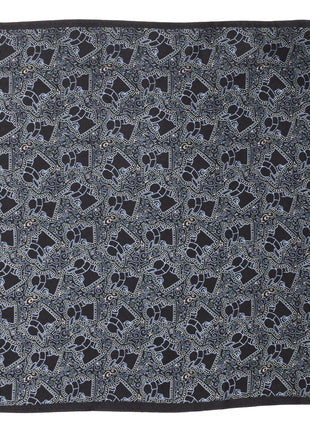 Star Wars Grogu Outline Navy Blue Pocket Square