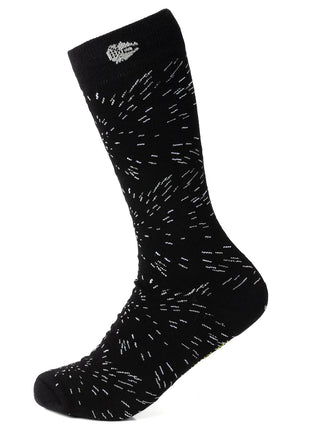 Star Wars Hyperspace Black Dress Socks and Rebel Crest Lapel Pin Gift Set