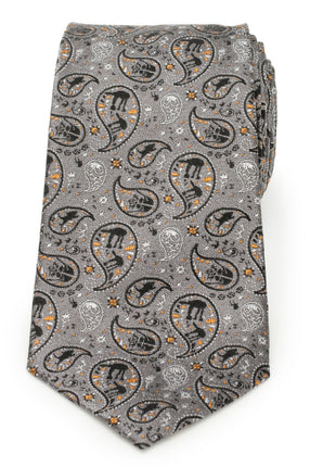 Star Wars Battle of Hoth Paisley Gray Tie