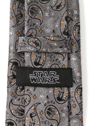 Star Wars Battle of Hoth Paisley Gray Tie