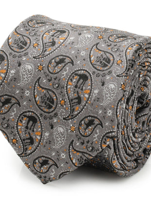 Star Wars Battle of Hoth Paisley Gray Tie