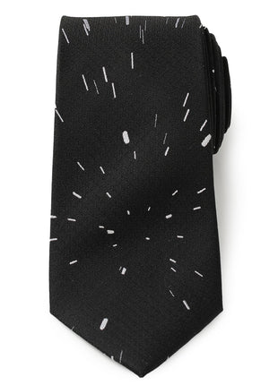 Star Wars Hyperspace Black Tie with Hidden Message
