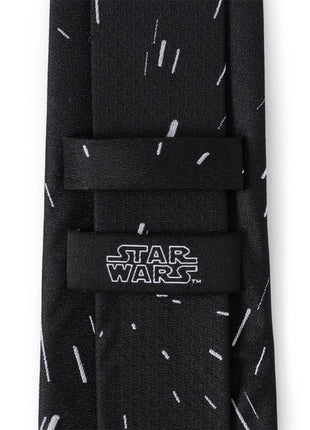 Star Wars Hyperspace Black Tie with Hidden Message