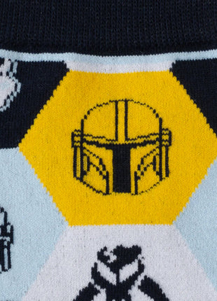 Star Wars Mandalorian and Mythosaur Dress Socks and Lapel Pin Gift Set