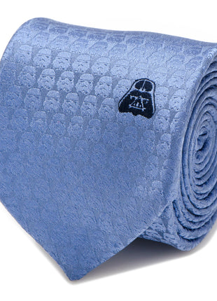 Star Wars Darth Vader and Stormtroopers Imperial Force Blue Tie