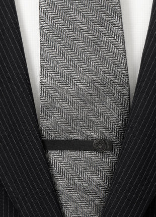 Star Wars Imperial Crest Satin Black Tie Bar